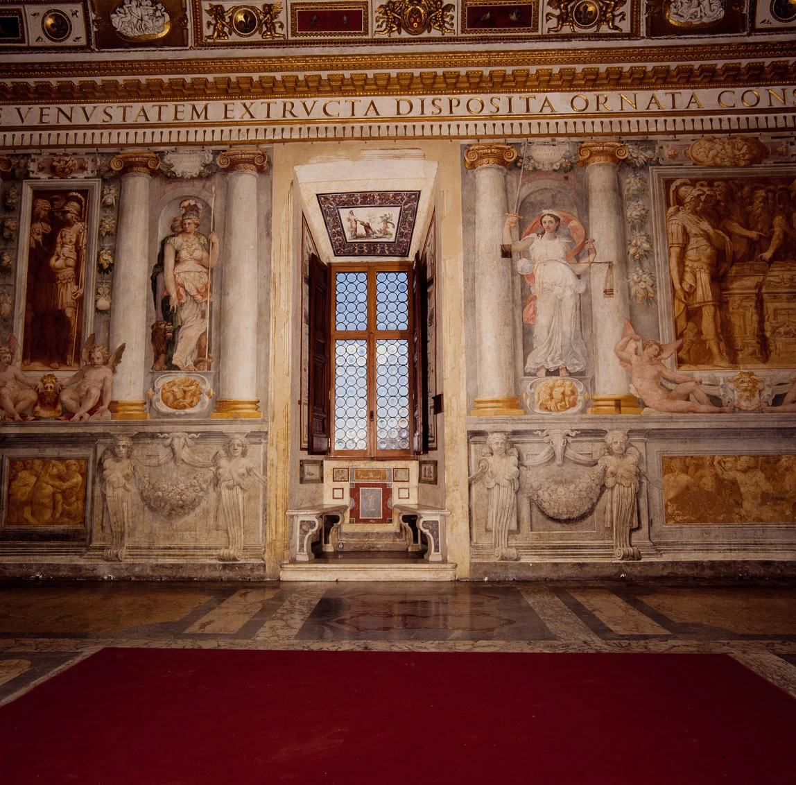 Perin del Vaga - Episodi della vita di Alessandro Magno, episodi della vita di San Paolo, figure allegoriche, virtù e imprese farnesiane, Castel Sant'Angelo, Roma 5